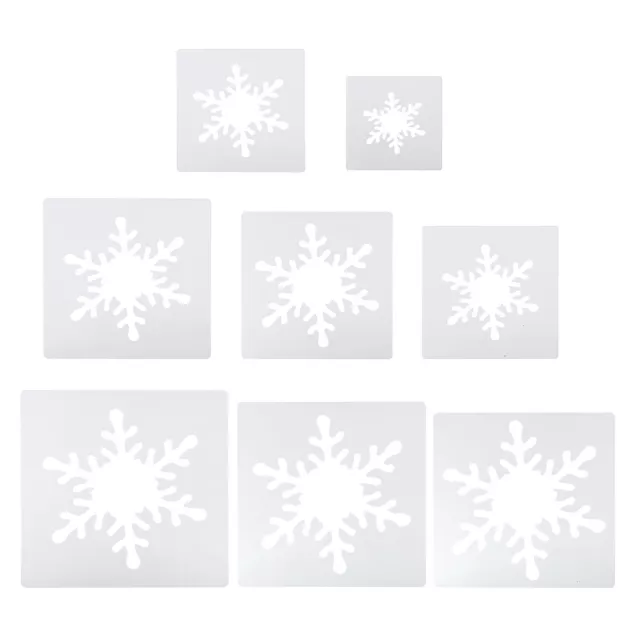 Snow Painting Stencils, 8 Pack Paint Stencils Painting Template Stencil