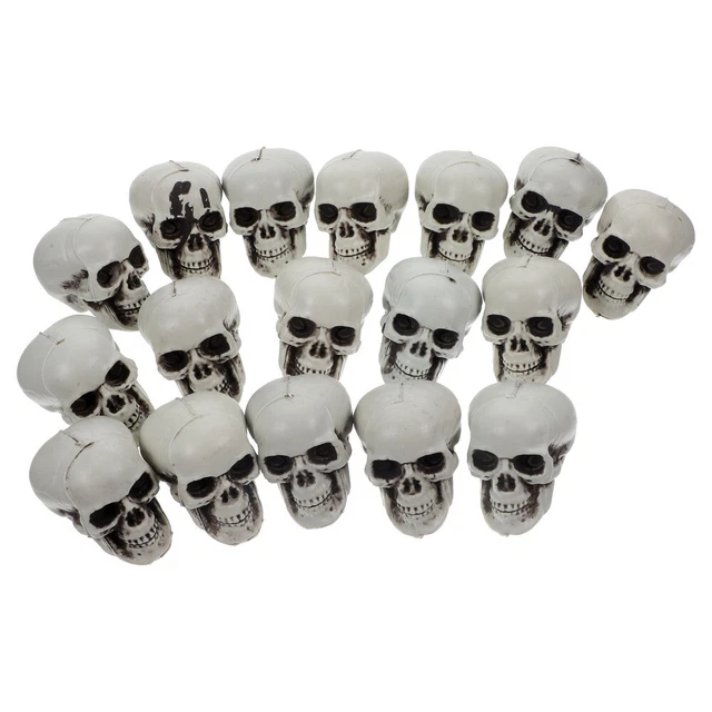 Panneau Mural En Bois Tête De Mort – Décoration Artisanale, Motif Skull, Couleur Marron