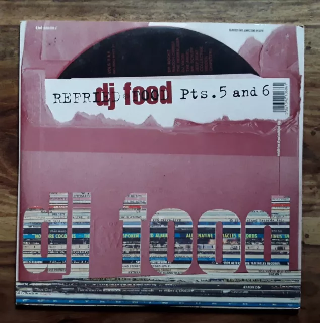 DJ Food Refried Food Pts 5 & 6 Zen 21/5 Zen  21/6 Ninja Tune 1996 Double Vinyl