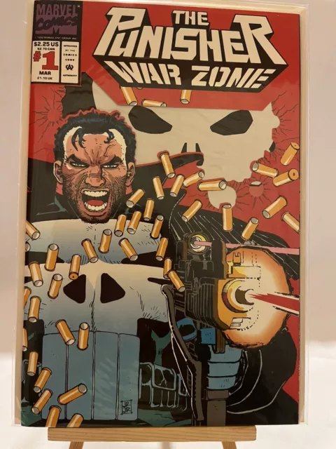 The Punisher War Zone Special Die Cut Cover Vol 1 #1 Marvel Comics March 1992 NM