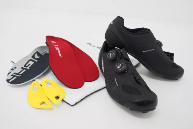 New! Louis Garneau Men's Revo XR3 Road Cycling Shoe Black/Red Size 37