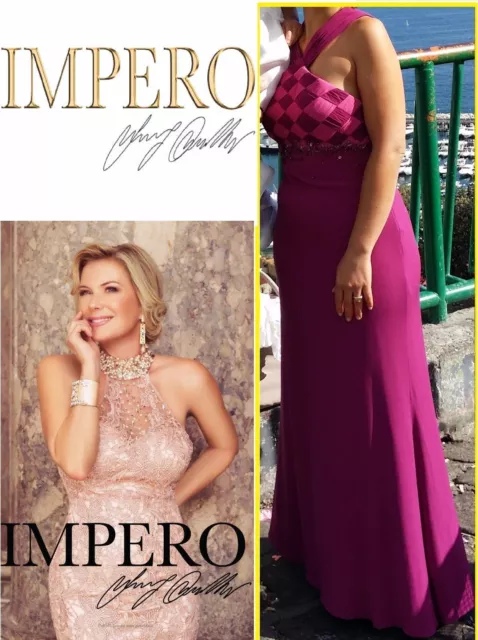 Abito,Abiti,Vestiti,Vestito Lungo Impero Couture,Cerimonia,Elegante,Taglia 42