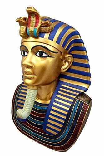 Ebros Large Cobra And Nemes Mask of Pharaoh Egyptian King Tut Bust Figurine 11"H 3