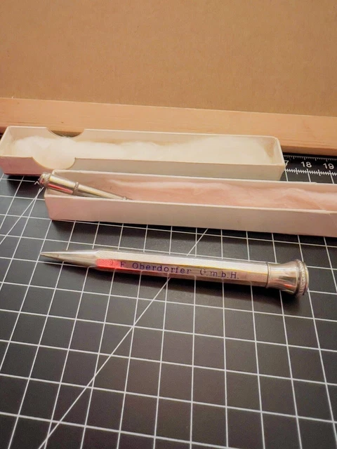 Antiquarian Protective Pencil Silver 900 Stamped Original Excellent...