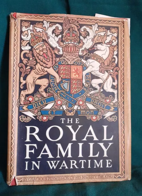 Vintage Retro Royal Memorabilia Book - Royal Family In Wartime George VI 1945