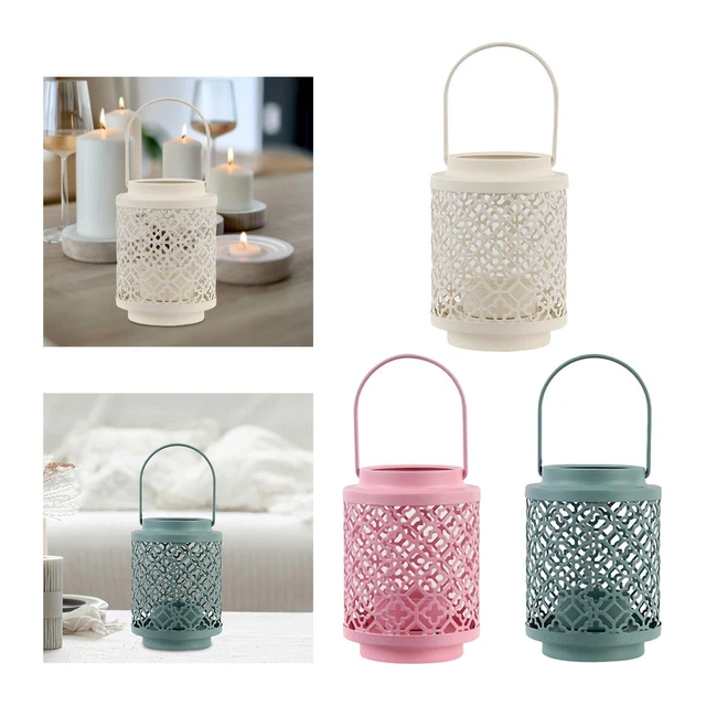Exquisito soporte para luces de té, regalos de inauguración, linterna colgante jaula para pájaros