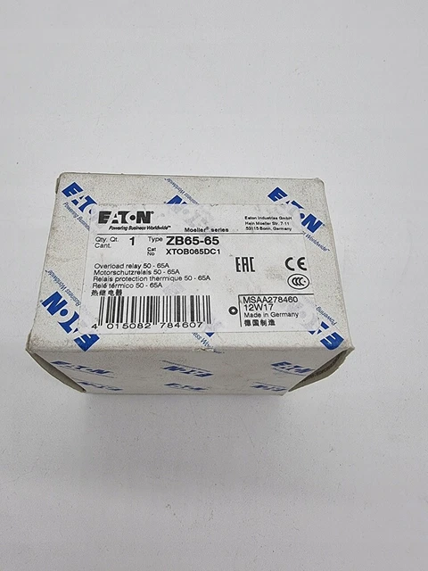 Thermal relay ZB65-65 278460 / # 8 6A2 5294