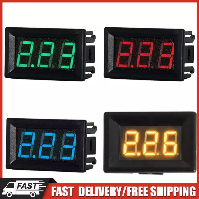 Mini 0.56in LED Digital Display DC 0-10A Ammeter Current Amp Panel Meter DE