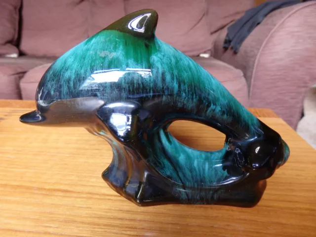 Blue Mountain Pottery Dolphin Figurine 3