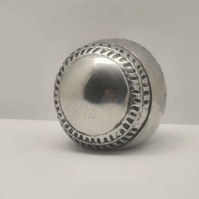 Vintage Pewter Baseball Beer & Soda Bottle Opener For Sports Fans