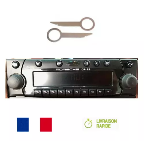 Clés demontage pour autoradio porsche CR-22 cdr22 cdr+22