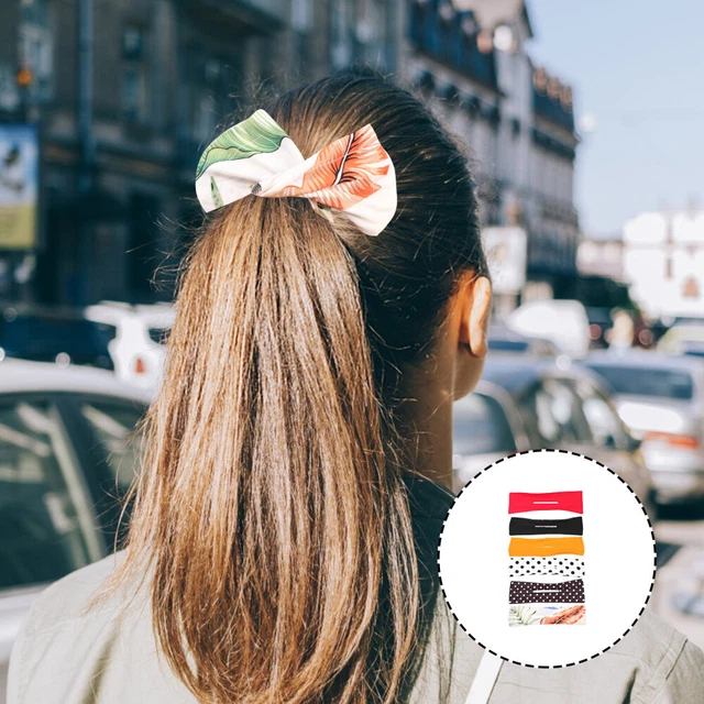 6 Pcs Swivel Headband Flexible Hair Bun Cloth Hair Tie Bread Machine Twist Woman