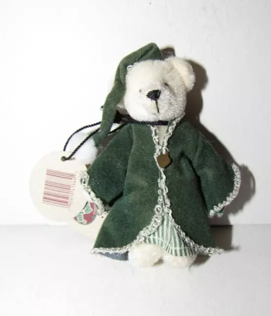 Ganz Cottage Collectibles Miniatures "St. Nick" Bear Plush CC7252  3" Tall