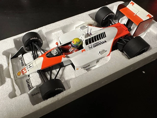MINICHAMPS 1/43 AYRTON Senna 1987 McLaren Honda MP4-3 voiture d'essai