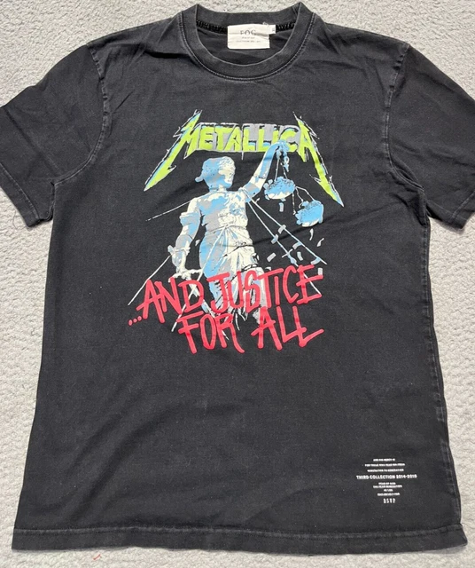 metallica justice for all t shirt vintage