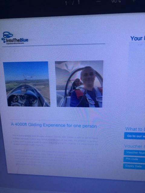 4000ft 40 minute glider gliding experience flight from Bicester Airfield Oxford