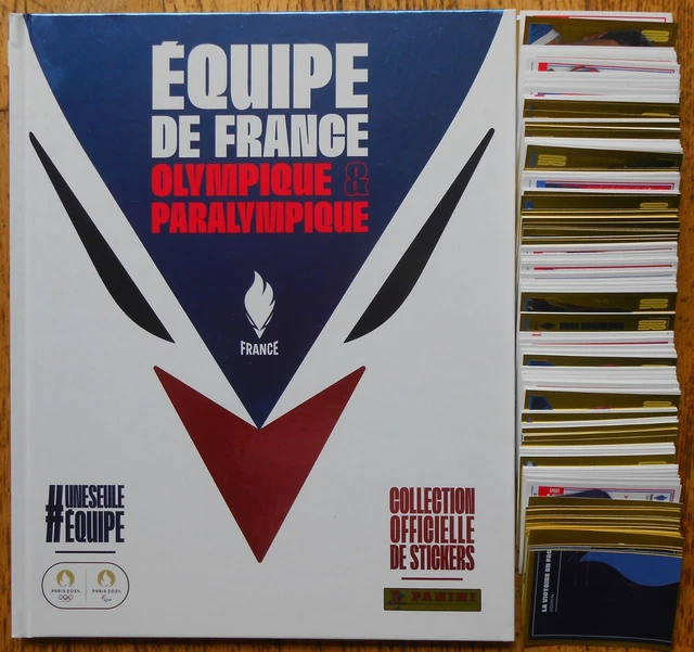 Panini Equipe De France Olympique Et Paralympique – Blister 13 Pochettes, 78 Stickers, Collection Officielle