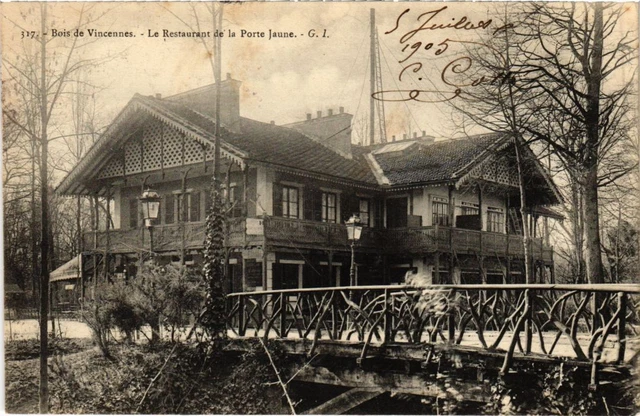 CPA AK Vincennes Le Restaurant de la Porte-Jaune FRANCE (1283167)