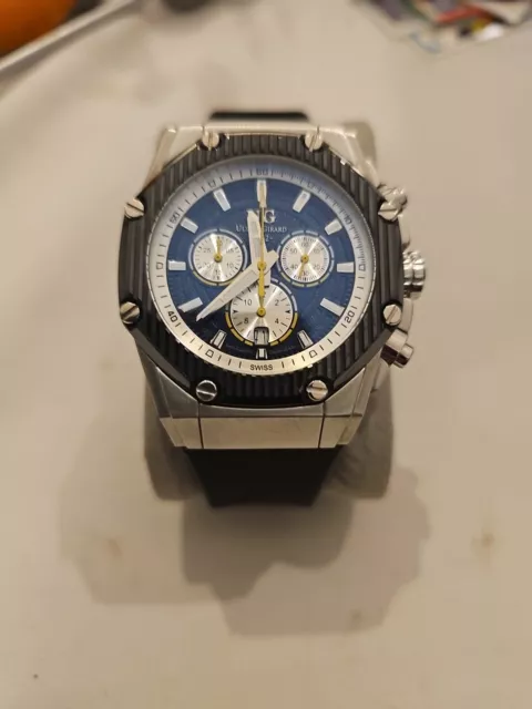 Ulysse girard arbour men's swiss chronograph watch hotsell