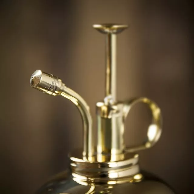 Haws Classic Copper Watering Cans Set Brass  580-b 1 Liter Mist Sprayer Gift Set 3