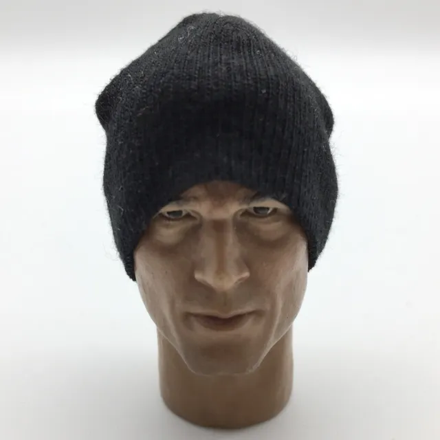 1/6 Scale Black Beanie Hat   for 12'' Action Figure  Male Phicen