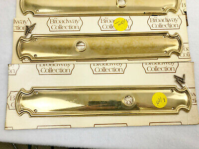5 The Broadway Collection - Brass Back Plate - 11.25" Length - New In Package 2