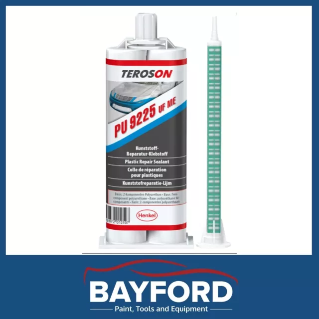 Teroson 9225Uf Plastic Adhesive For Plastic Repair - Twin 25Ml Cartridge