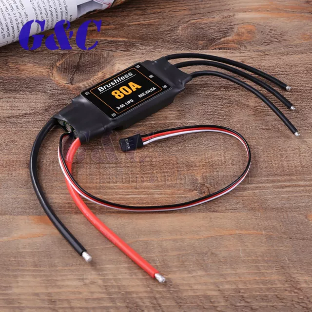 Hobbywing Skywalker 80A ESC speed controller with UBEC for RC helicopter