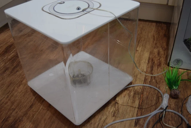 BiOrb CUBE 30 Complete Aquarium Fish Tank MCR LED White Used Working CIRENCESTER 16