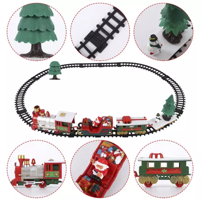 Treno per Albero di Natale 258051 Luci Musica 31pz Addobbi Decorazioni Natalizie 3