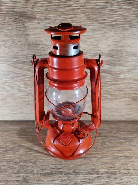 Ancienne Lampe Tempête à pétrole Meva 864 - Fabriqué en Tchécoslovaquie 3