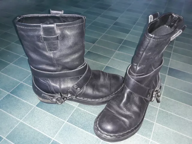 bottine boots botte SAN MARINA chaussure cuir 37 neuves