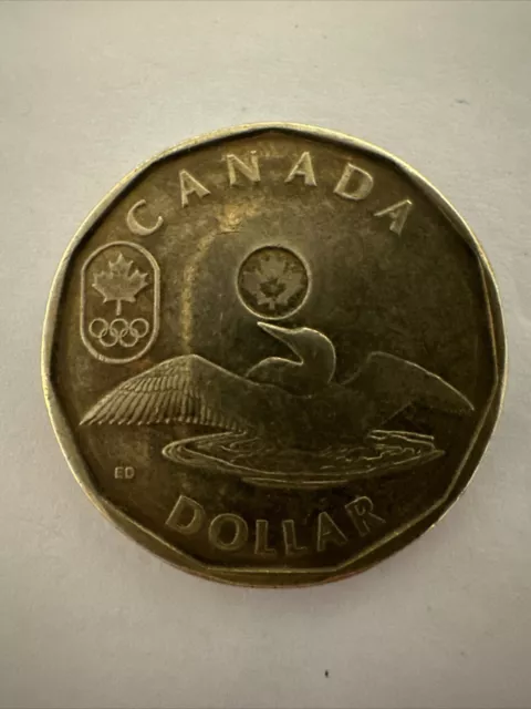 Canada $1 2014 Olympics Loonie
