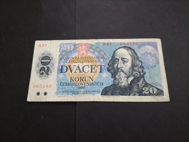 Czechoslovakia 20 Korun 1988