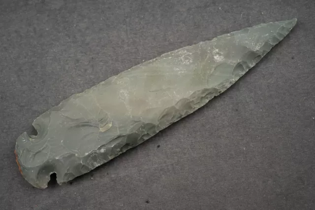 7" Flint Spearhead AMAZING COLOR USA Spear Point Knife Blade Arrowhead 586 7" Flint Spearhead AMAZING COLOR USA Spear Point Knife Blade Arrowhead 586