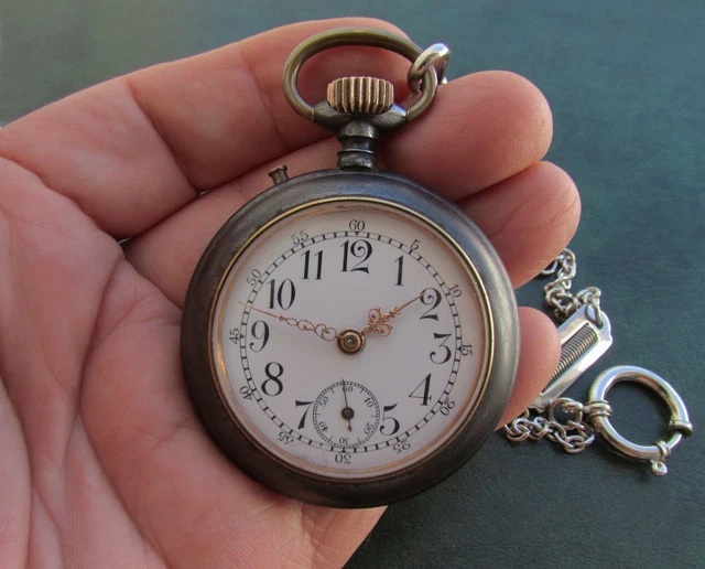 RELOJ DE BOLSILLO, Systeme Funciona Década 1890