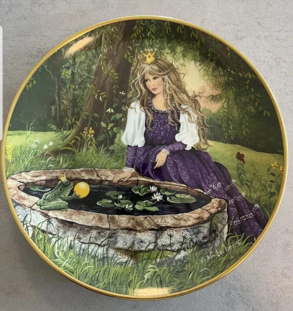 AK KAISER PORZELLAN Teller *Der Froschkönig* Märchen* Vintage* Deko
