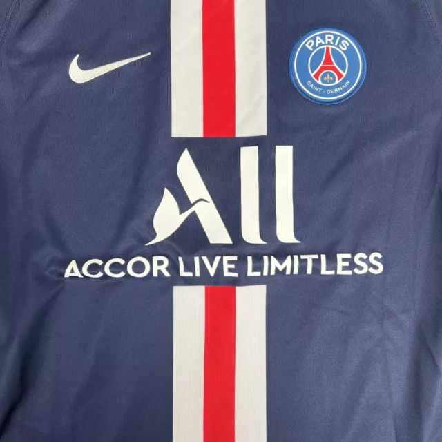 Rare Original BNWT PSG Paris Saint Germain 2019/2020 Home Football Shirt Large