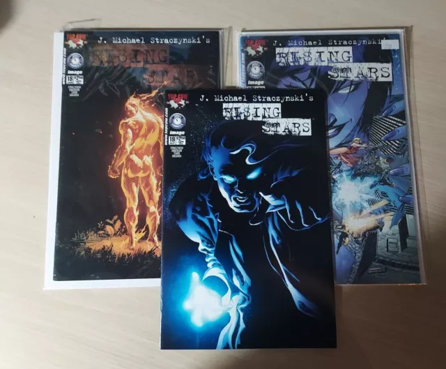 Rising Stars #13 #18 #19 2001 Image Comics 3 Comics Lot Top Cow