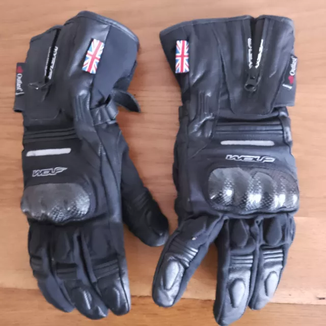 Wolf Outlast Paragon Leather And Textile Motorcycle Gloves Large