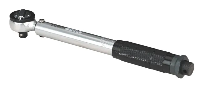 Sealey Micrometro Llave de Torsión 1cmD Calibrado 20-110Nm 6.8-36.5kgft