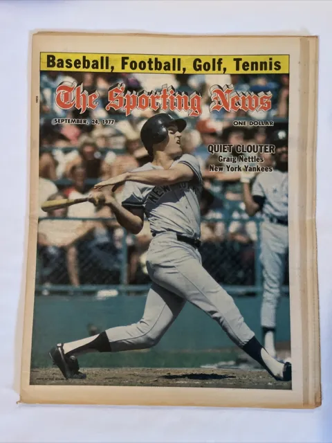 1977 September 24 The Sporting Nachrichten Graig Nettles New York Yankees (MH340