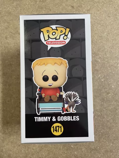 DAMAGED Funko POP! South Park Timmy and Gobbles #1471 TV Vinyl Figure New 3