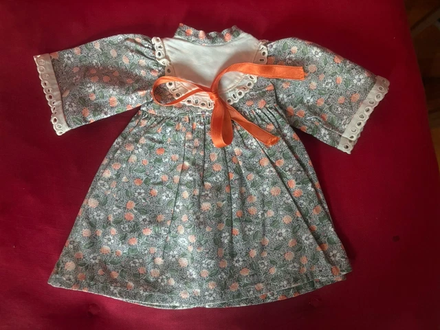 Rare ancienne robe longue gege pour la poupee mannequin do en ance