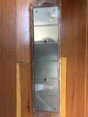 tell commercial pull door plate satin stainless DT1000067 x 4 handle pulls 3