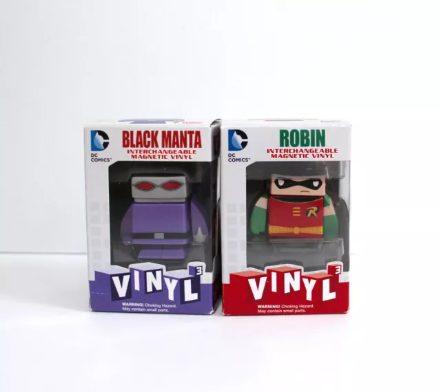 Funko DC Comics Interchangeable Magnetic Vinyl Figure Black Manta & Robin
