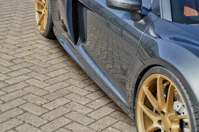 ABS RLD Seitenschweller Sideskirts Schwellerleisten für Audi R8 V8 4.2 Typ 42
