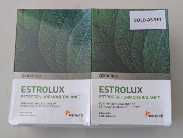 Balance Estrotab ESTROLUX ESTROGEN HORMONE Balance 120 Capsules Estrogen Balance Levels ...