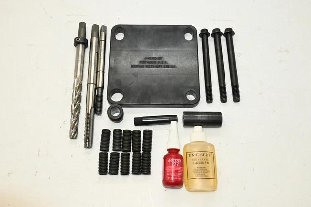 Time Sert M11x2.0 Thread Repair Tool Set Drill Tap Driver Extra Deep w/inserts
