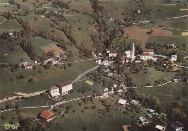 Carte postale postcard 10x15cm MANIGOD HAUTE-SAVOIE vue aérienne